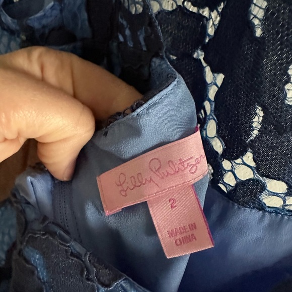 Lily Pulitzer Kiri Lace Peplum Dress - Picture 10 of 17